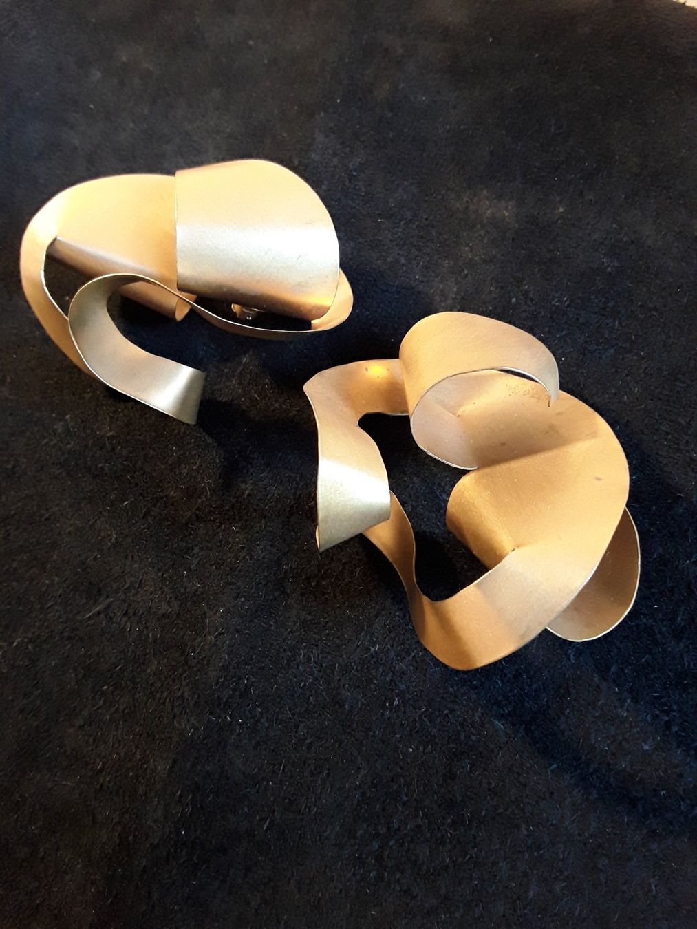 Orecchini pendenti & Orecchini a lobo: Vintage Goldblech Ohrclips – Usato da Zürich venduto da helsan 7