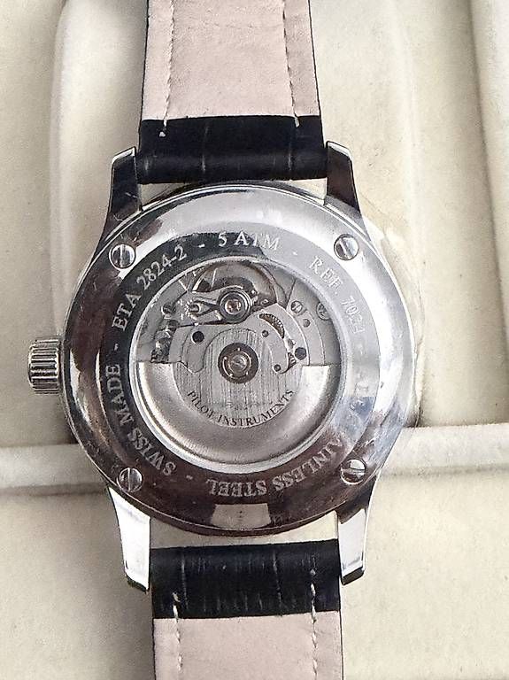 Orologi: Swiss Watchmaker Pilot Instrument Automatic ETA 2824-2 – Usato da Vernate venduto da YleBru