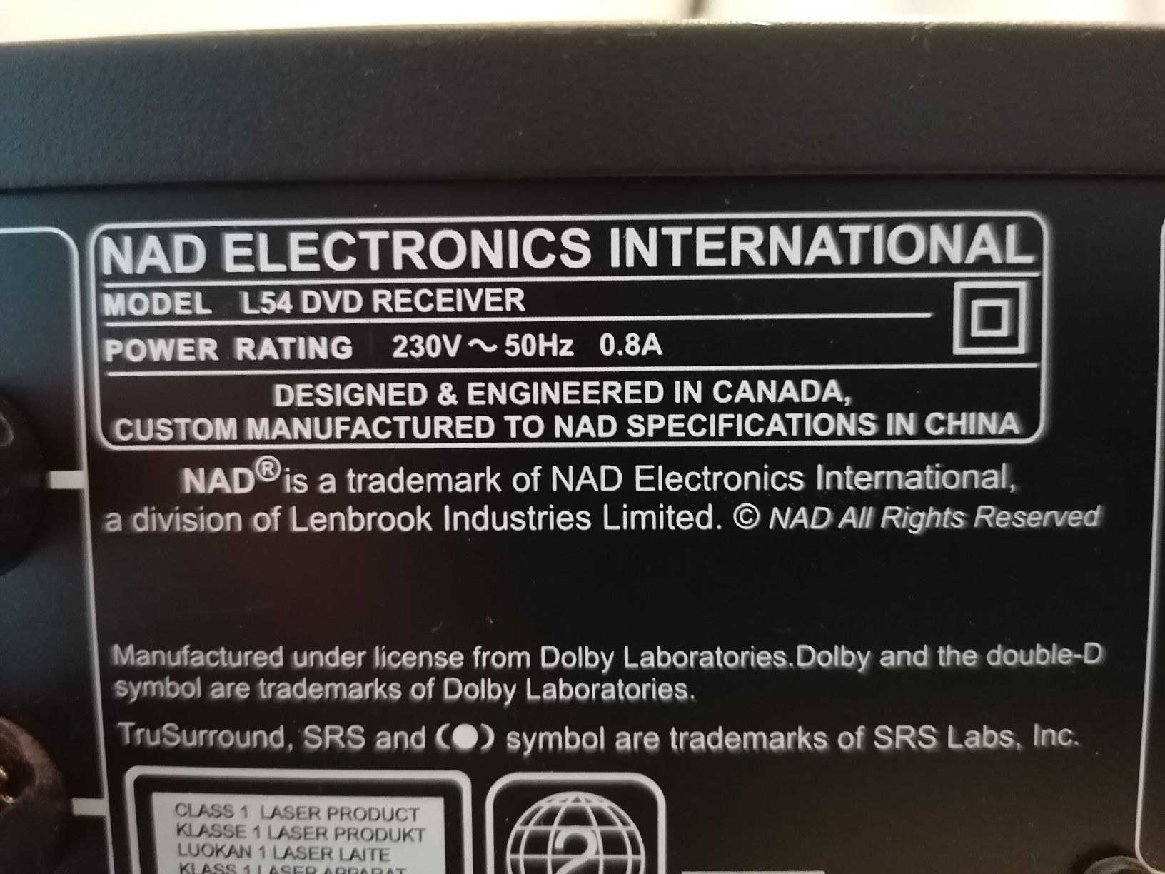 Nad Ricevitori: NAD L54 DVD Receiver – Usato da Zürich venduto da The_hammer 7