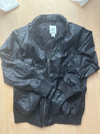 Adidas (Regen-)Jacke Schwarz Gr. 44, Top Zustand