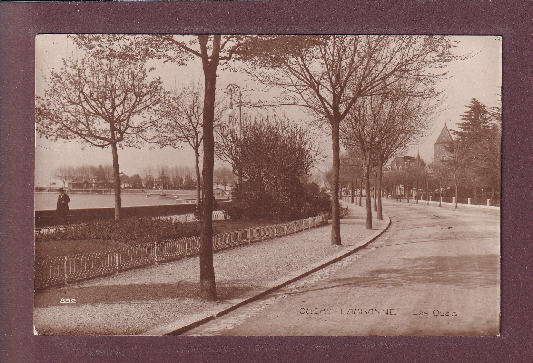 Cartes postales: LAUSANNE - Ouchy - Le quai – D'occasion à Pully par nicecards