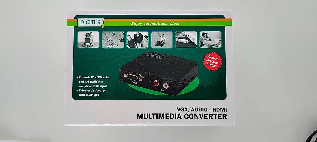 Konverter: Digitus VGA/Audio zu HDMI Converter – Neu und originalverpackt aus Bülach von Surbetone 1