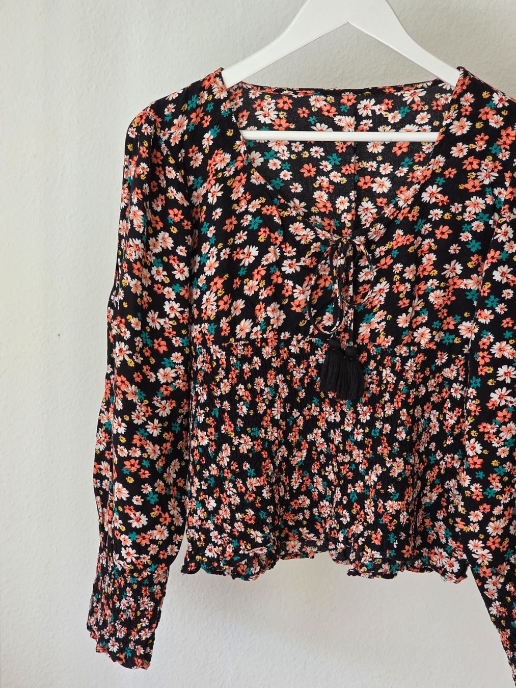 Camicette: Bluse Italien 100% Viskose Gr M Blumenmuster – Usato da Zürich venduto da tsu_76bc 2