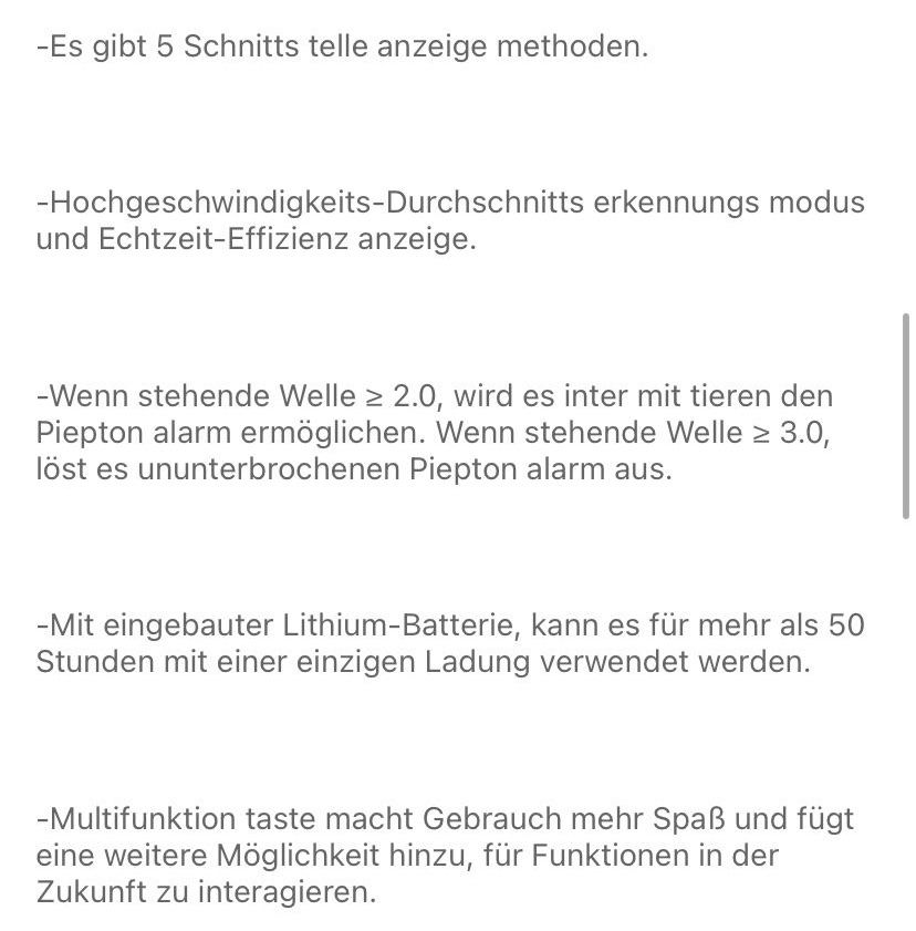 Radiocomunicazione: CB-/HAM SWR/Power Meter 200 Watt mit eingebautem Akku – Nuovo e nell'imballaggio originale da St. Gallen venduto da Radiomania-Schweiz 5