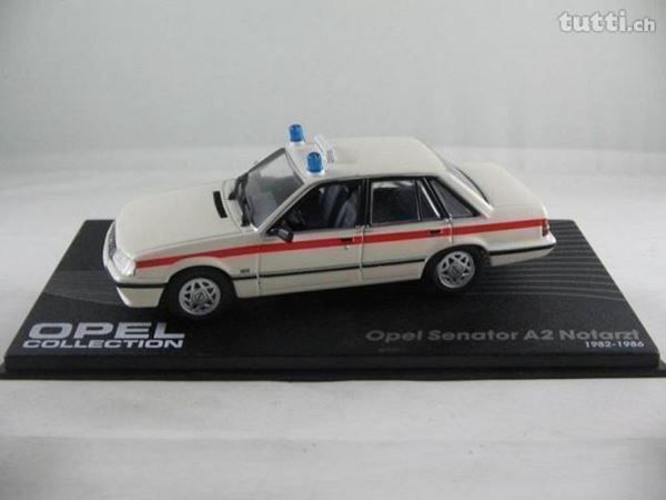 Opel Modellautos: Opel Senator A2 "Notarzt" (1982-1986) – Neu (gemäss Beschreibung) aus Flawil von Imperiosud 2