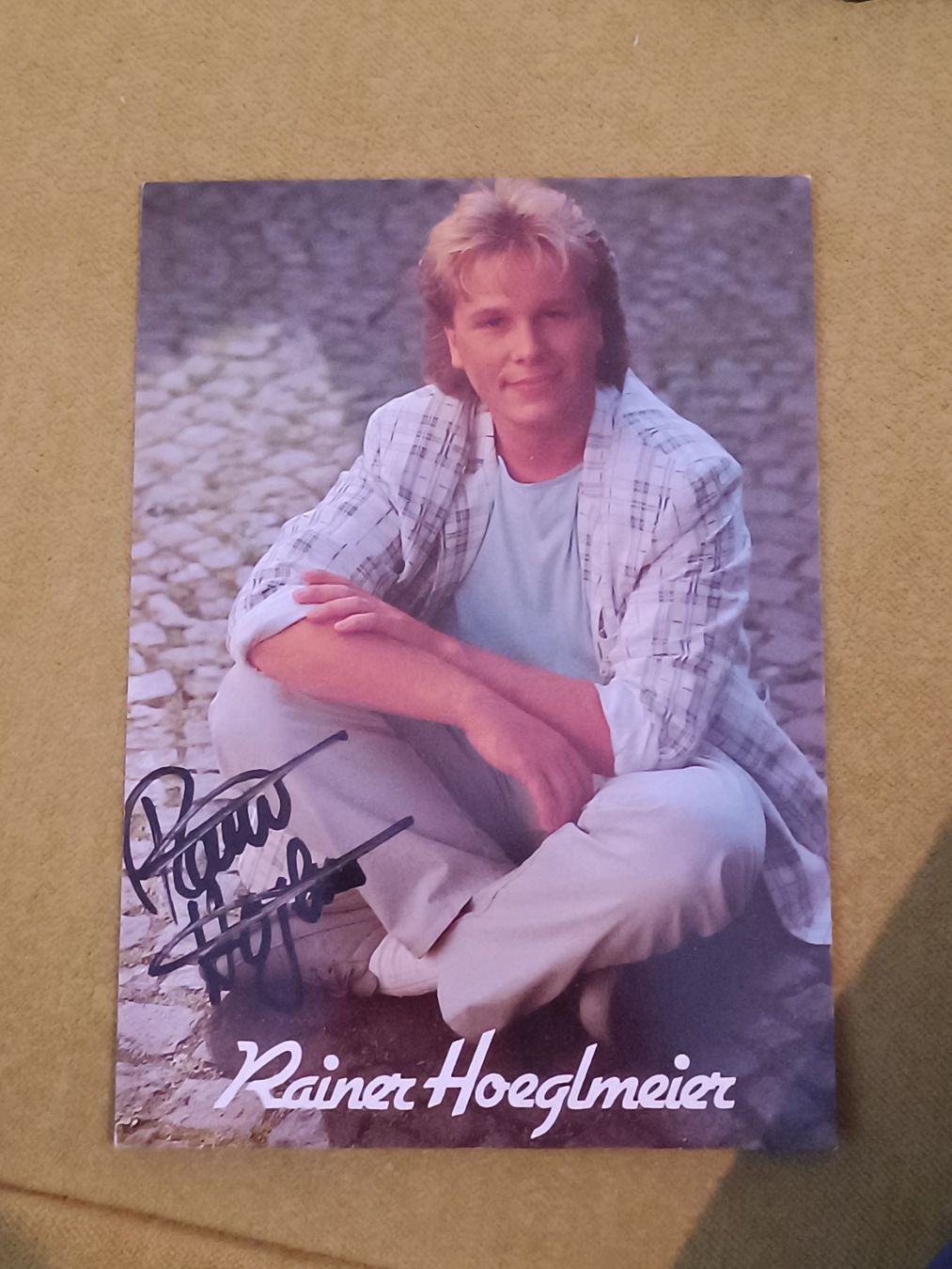 Autografi: Rainer Hoeglmeier / Wind - handsigniert – Usato da Menziken venduto da Autogramme