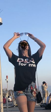Dolce & Gabbana T-Shirt Damen Grösse 38 Schwarz CENSORED