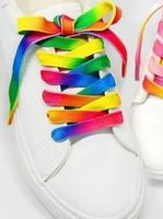 Schuhbändel Regenbogen Schnürsenkel