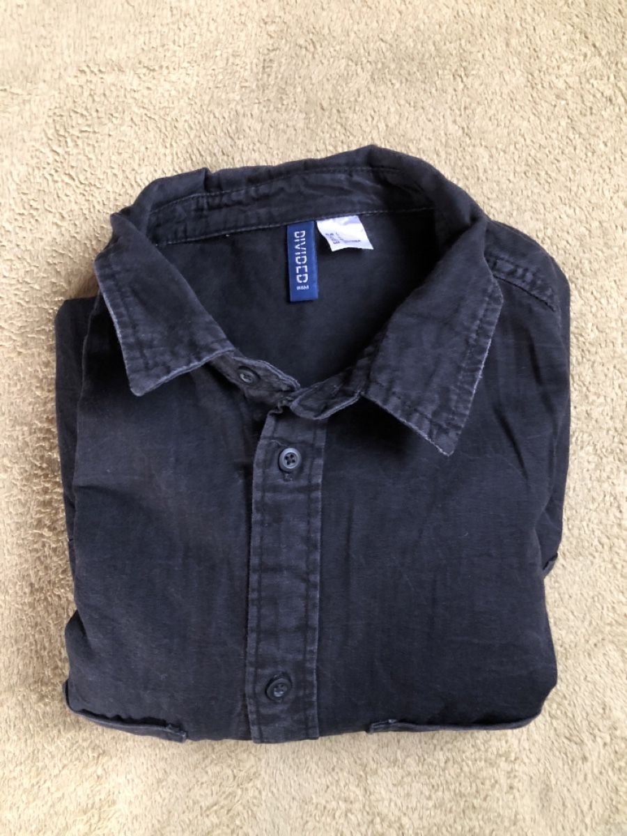 H&M Camicie: Schwarzes Hemd Gr. L, Divided by H&M – Usato da Kaisten venduto da Wavechip 7