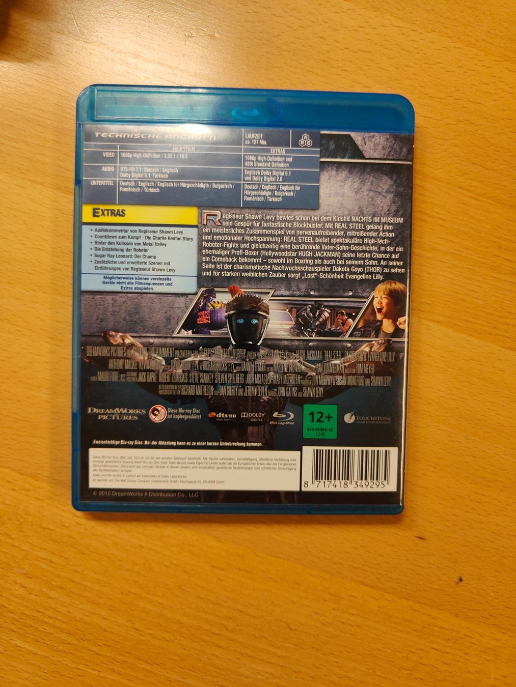 Tutti i DVDs: Real Steel Blu Ray – Usato da Schwerzenbach venduto da ste_pp82 1