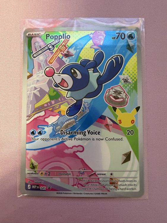 Pokemon First Partner Popplio 045 (Neu (gemäss Beschreibung)) in St ...