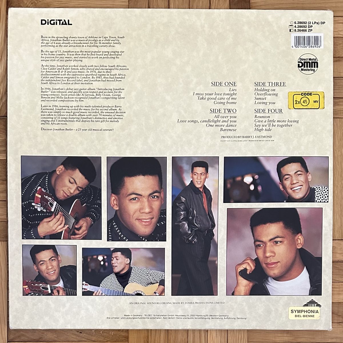 Dischi in vinile: 2LP - Jonathan Butler - Jonathan Butler – Usato da Breganzona venduto da Onairda75 1
