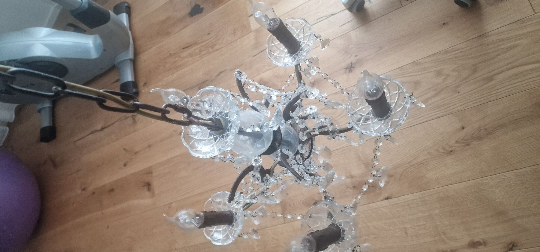 Lampadari & plafoniere: DECKENLEUCHTE, Kristall? oder  KLARGLAS 5 FLAMMIGE – Usato da Niederhasli venduto da Tigerproduct 6