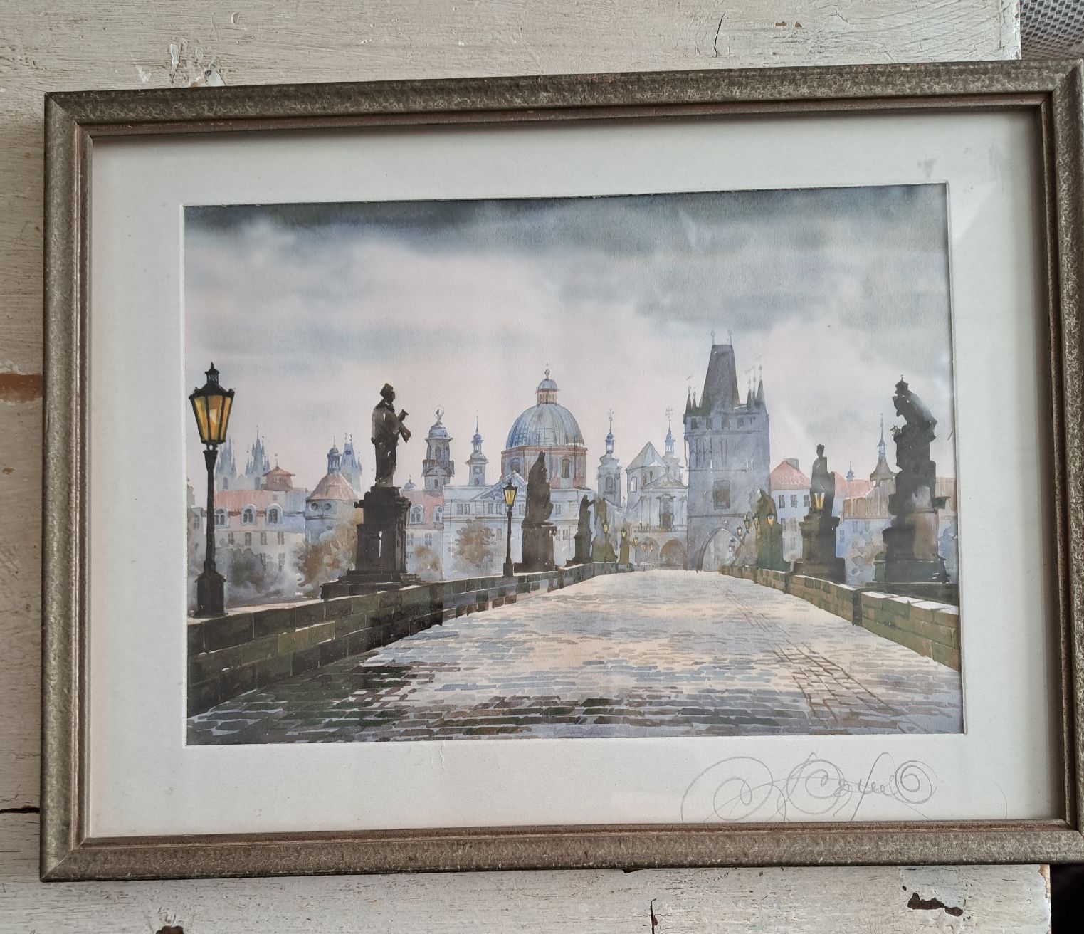 Foto & Immagini: Karlsbrücke Prag denke ist Kunstdruck – Usato da Kölliken venduto da Lieblings-stuecke