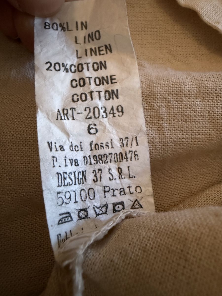 Camicette: Leinen Bluse weit beige Neu Gr S/M – Nuovo (secondo la descrizione) da Schönenberg ZH venduto da Pfupfli1 6