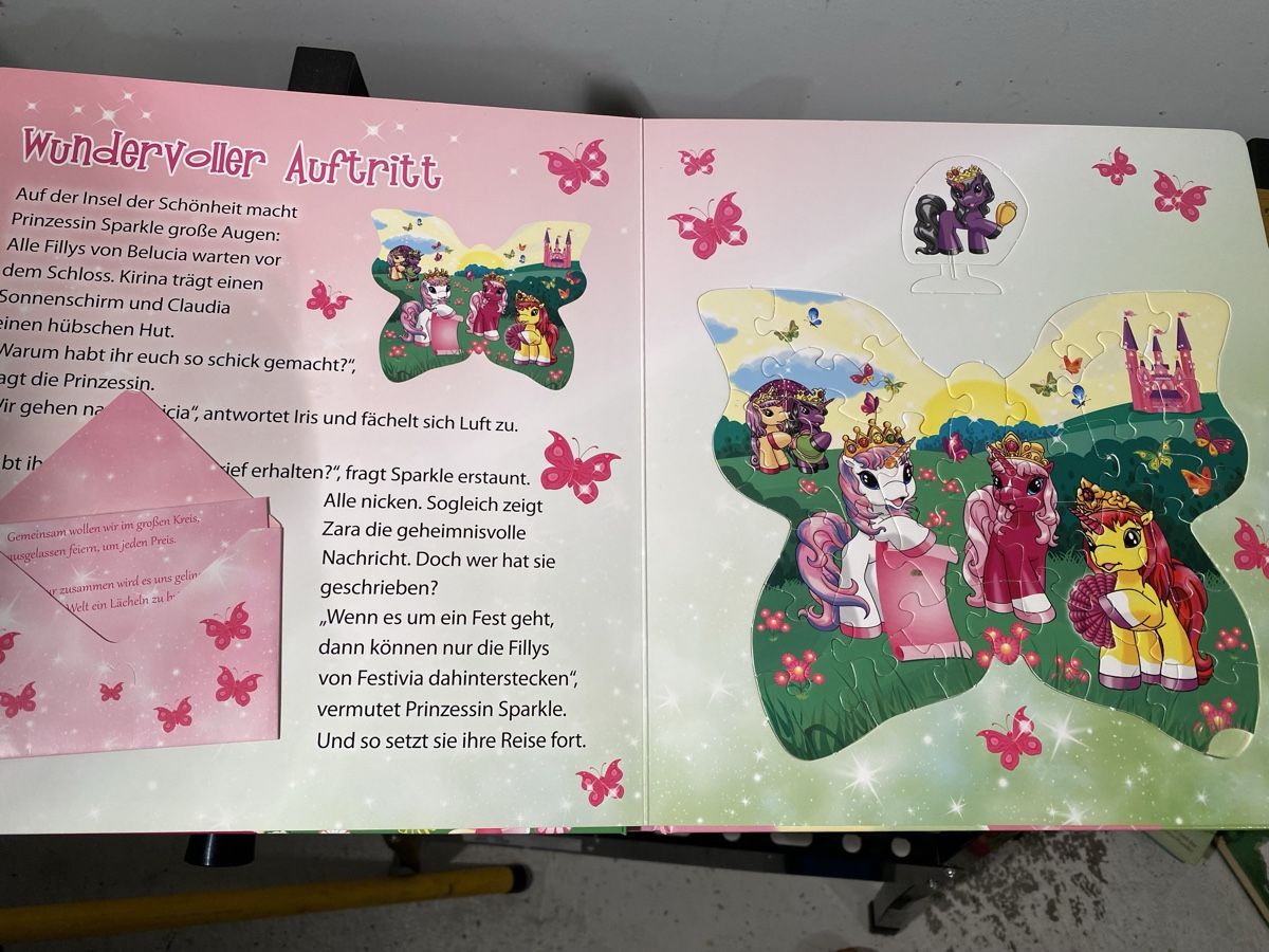 Libri: Filly Unicorn Puzzlebuch, Briefe, Spielfiguren – Usato da Volketswil venduto da Ahot 4