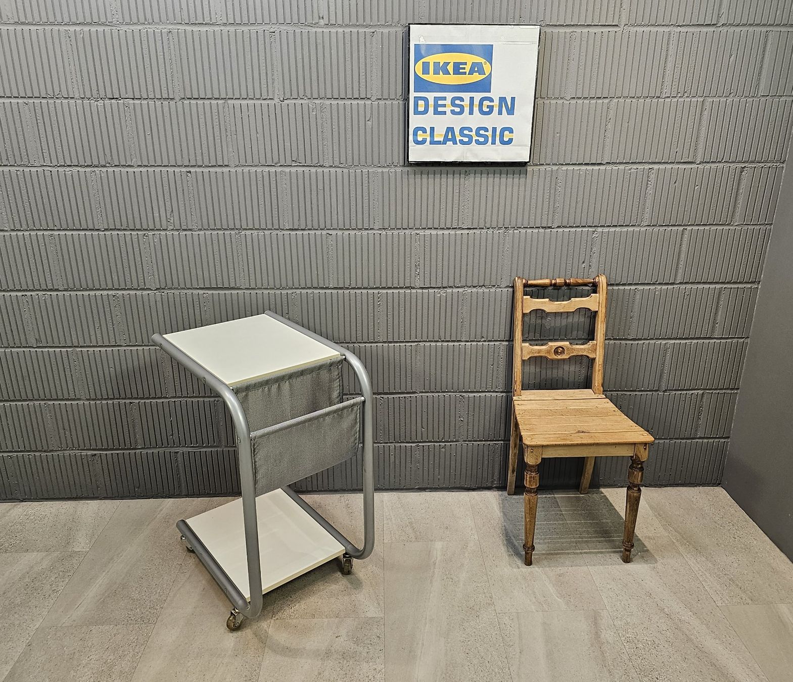 Carrelli di servizio: IKEA 1980 STRAJK Serving Trolley, Tomas Jelinek Side Table – Usato da Nottwil venduto da Wondewa-Shop 1