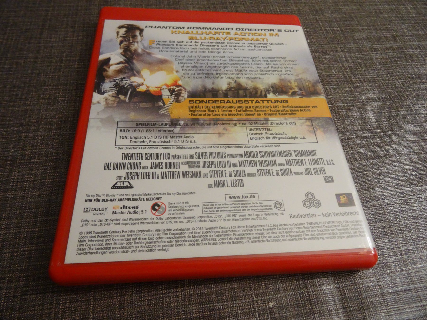 Tous les DVDs: Blu-ray Phantom Kommando Director's Cut – D'occasion à Olten par Disc-Verkauf 2