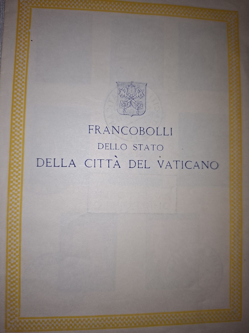 Alle Briefmarken: Briefmarken Vatican 1950 – Gebraucht aus Balgach von SIMEON27