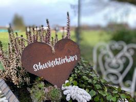 Edelrost Herz „Schwöschterhärz“