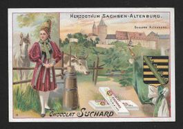 Chromo Suchard : Duché de Saxe-Altenbourg , Château (1910)