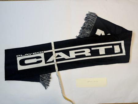 Playboi carti football scarf