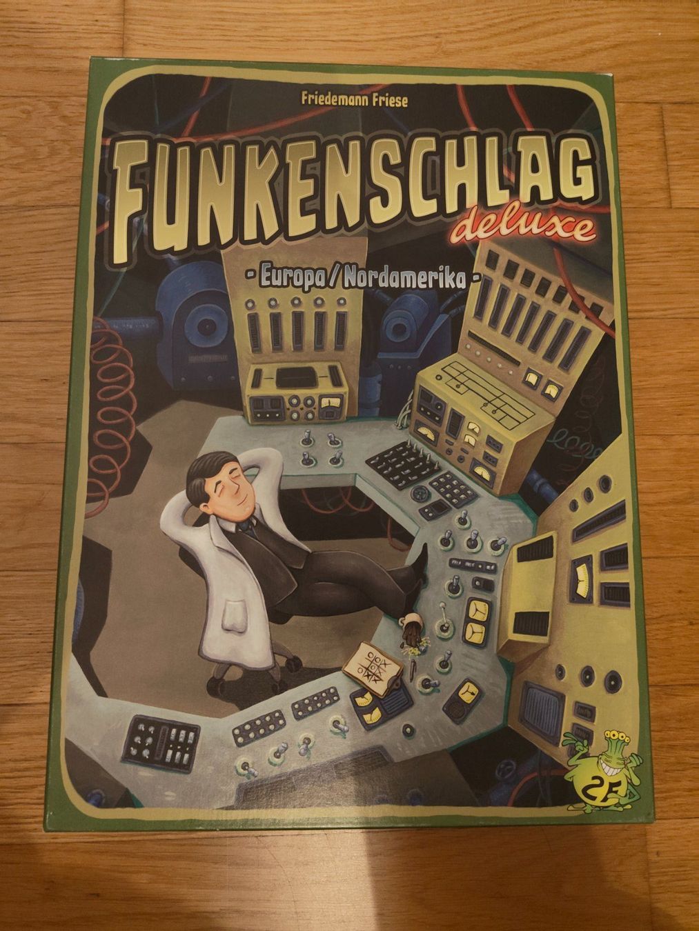 Spiele: Brettspiel Funkenschlag Deluxe – Gebraucht aus Niederrohrdorf von MystoganZ