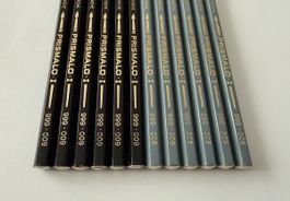 Buntstifte Caran d'Ache PRISMALO I 12 Stk Schwarz/Grau
