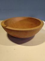 Schale Holz Salatschüssel gedrechselt Buche