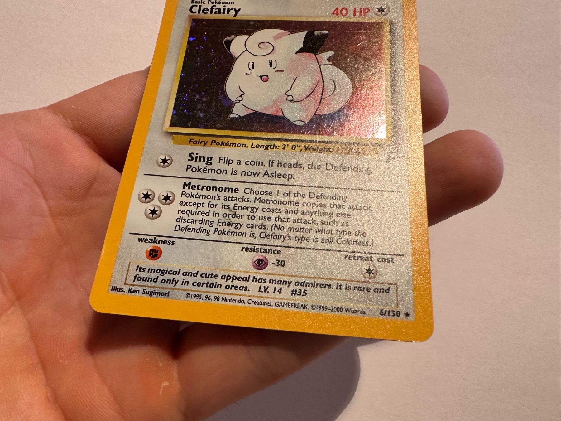 Pokémon Carte collezionabili: Clefairy holo Base 2 EN – Usato da Hagendorn venduto da Pokecollectorch 2
