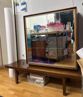 Spiegelschrank vintage, Holz, 1960er Jahre