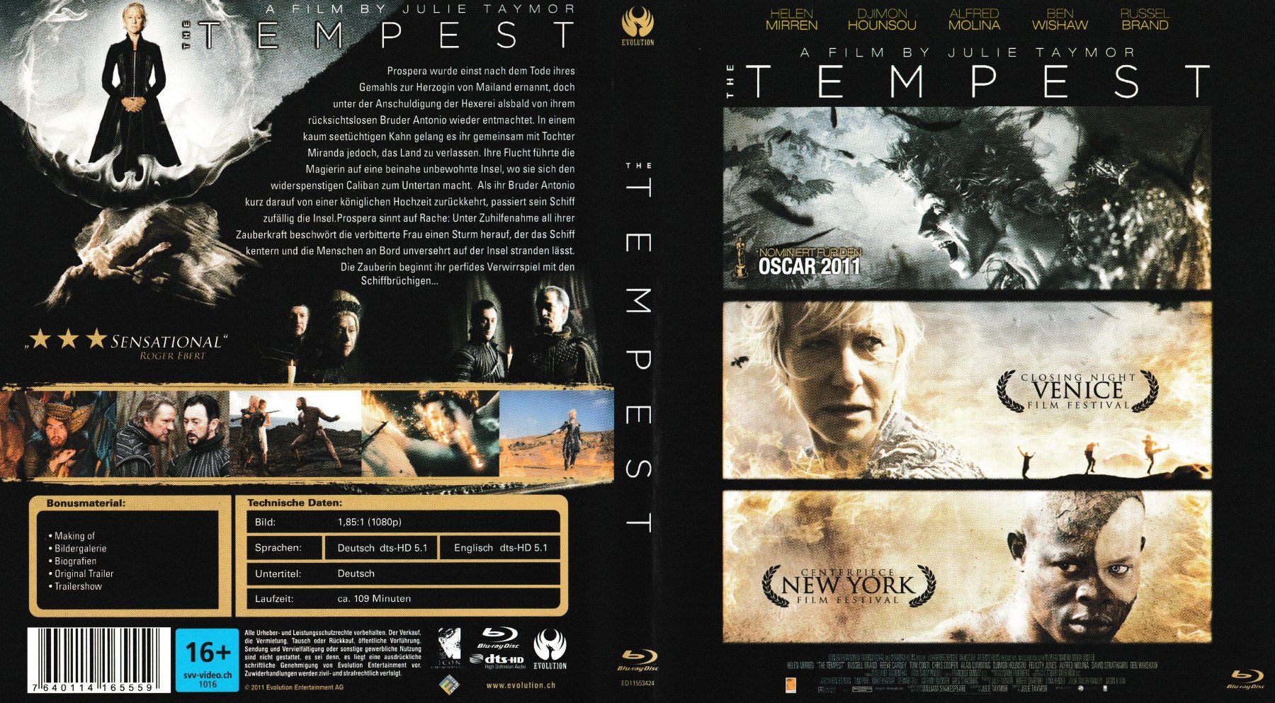 Alle DVDs: Blu-Ray - The Tempest – Gebraucht aus Langnau am Albis von MediaRescuerKeLoX