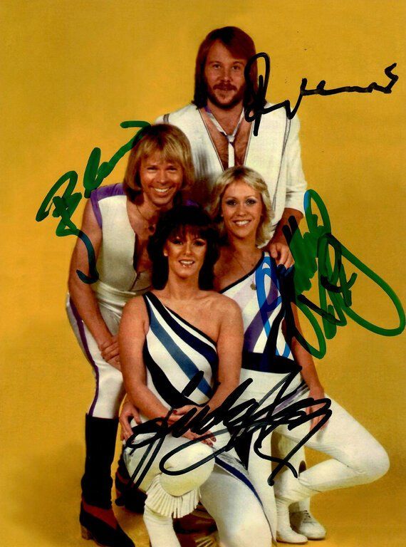 Autografi: ABBA / TOP AUTOGRAMME – Usato da Egg b. Zürich venduto da Dbunny