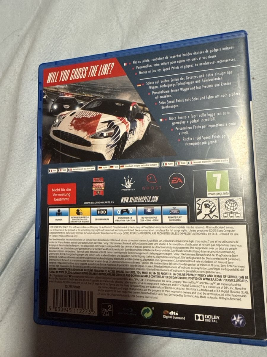Sony Spiele: Jeu PS4 Need for Speed Rivals bon état – Gebraucht aus La tour-de-peilz von Danjor03 2