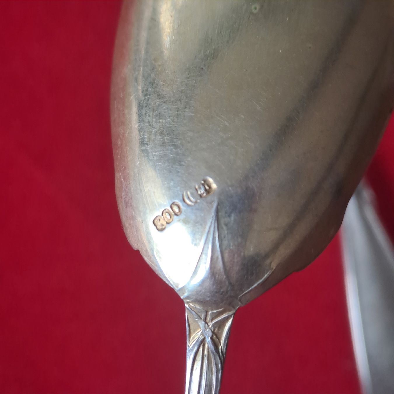 Cucchiai: Jugendstil Deutsche  6 Löffel Vergoldet  – Usato da Adliswil venduto da globill 6
