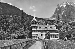 Grindelwald BE Pension Bodenwald mit Berg