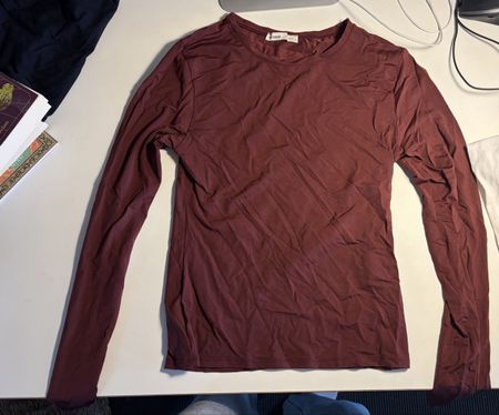 Rotes Pull&Bear Langarm