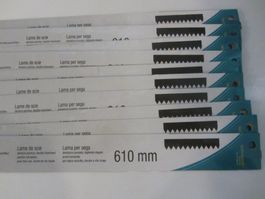 10 Stk. Sägeblatt, Spitzzahnung, 610mm