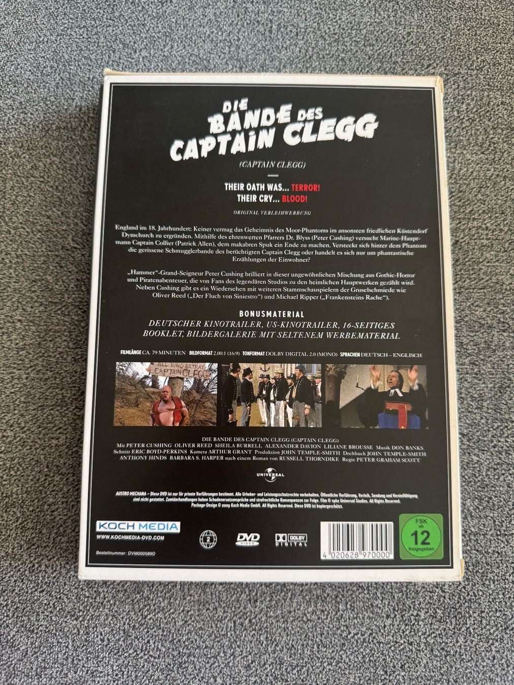 Alle DVDs: DIE BANDE DES CAPTAIN CLEGG. (DVD-HAMMER) – Gebraucht aus Basel von san_2qlq 1