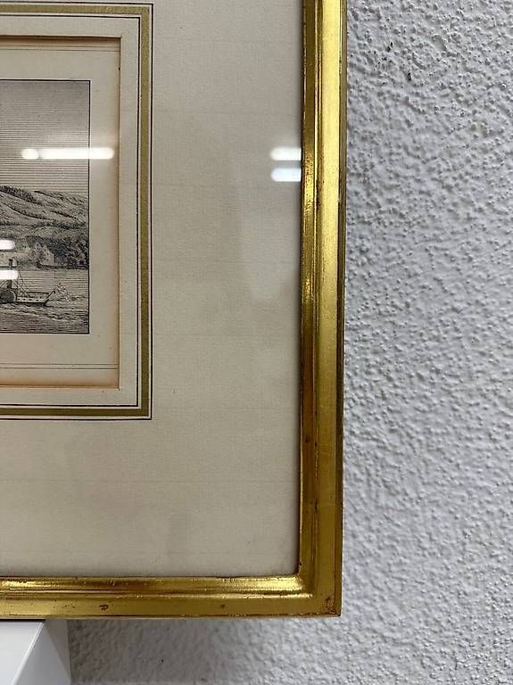 Incisioni: Antike Stahlstich "Wilhelm Spaeth Rorschach" mit Goldrahmen – Usato da Obernau venduto da Arche_Noah_Brocki 5
