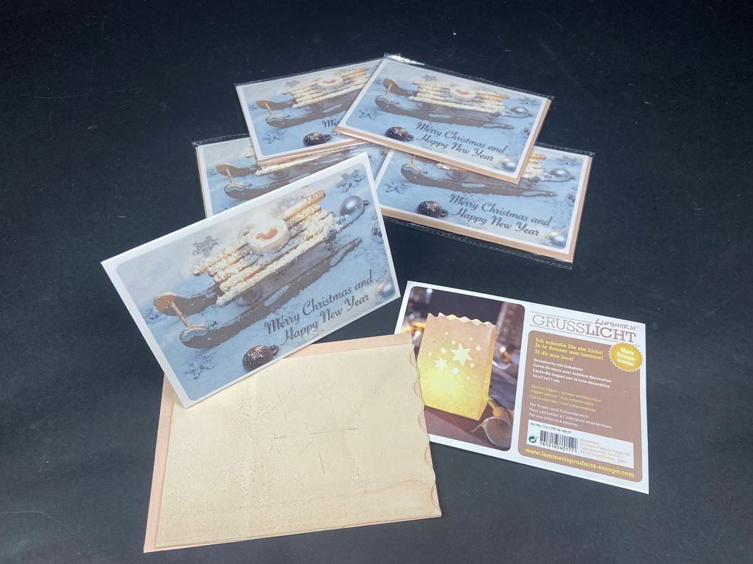 Cartoline: LUMINARIA Grusslicht, 5 Stück – Nuovo e nell'imballaggio originale da Hünenberg venduto da Restwert_Zug 2