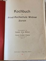 Retro Kochbuch der Privat Kochschule Widmer Zürich