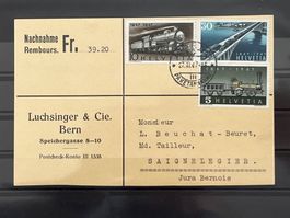 Firmenbrief Luchsinger & Cie., Bern Paketannahme - Saigneleg