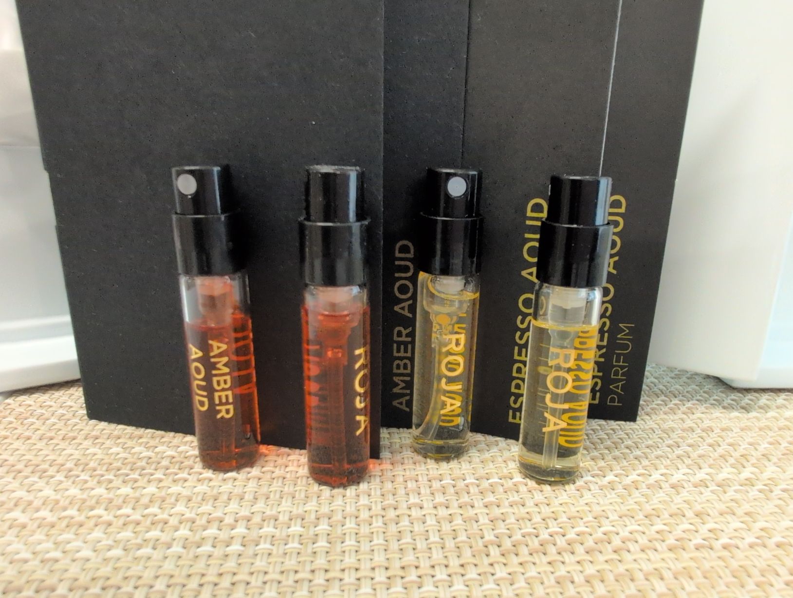 Roja Parfum & Eau de Toilette: Roja Parfum, 3 neue Boxen, je 2 Tester Espresso/Amber Aoud, – Neu und originalverpackt aus Zürich von rom_zh 2