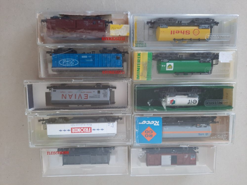 Lot De 6 Wagons RMA Divers – échelle HO, Vintage, Avec Boîtes