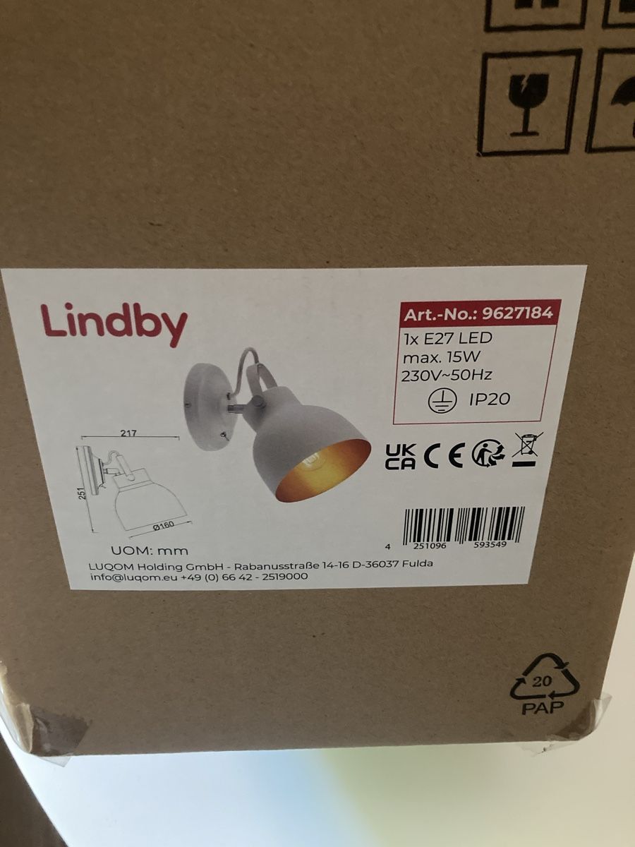 Lampen: Wandlampe – Neu und originalverpackt aus Feldbrunnen von Misch812