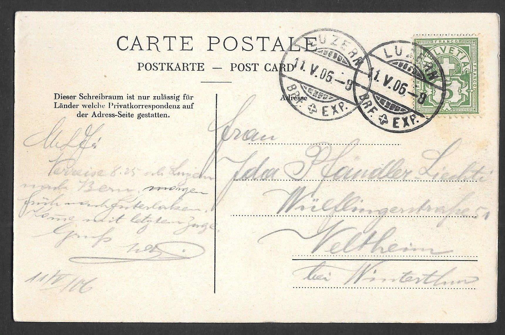 Cartoline postali: Seelisberg Wirtschaft zur Treib – Usato da Olten venduto da clotaldi 1