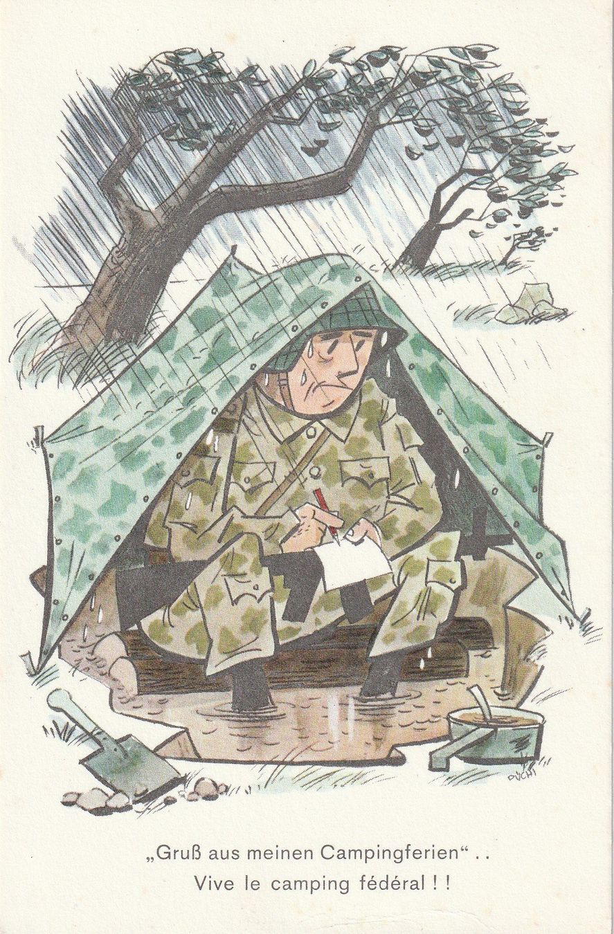 Cartoline postali: Schweiz-Militär – Usato da uttwil venduto da Koehlerfred