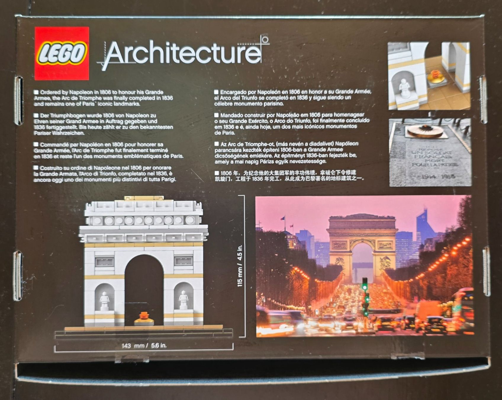 Lego Kit di costruzioni: Lego Architecture 21036 Der Triumphbogen – Usato da Sommeri venduto da Skywalker9206 1