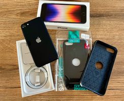 iPhone SE 3. Gen, 2022 - Schwarz guter Zustand inkl. Hülle